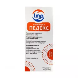 Перметрин Педекс 0,5% раствор для нар. примен. 60 мл фото