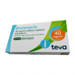 Бруламицин раствор для инъекций 40мг/мл 2мл! (80мг) ампулы №10 в Рязани и области фото